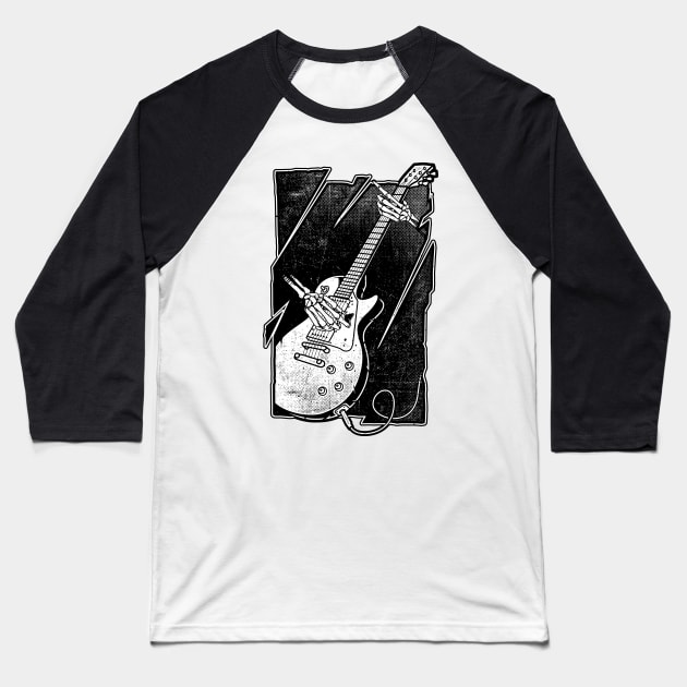 Guitarist Baseball T-Shirt by quilimo